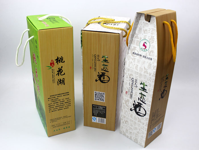 個(gè)性禮盒包裝讓“竹筒酒”身價(jià)倍增，長(zhǎng)沙包裝印刷廠再為桃江特產(chǎn)定制包裝